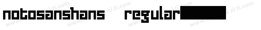 notosanshans regular转换器字体转换